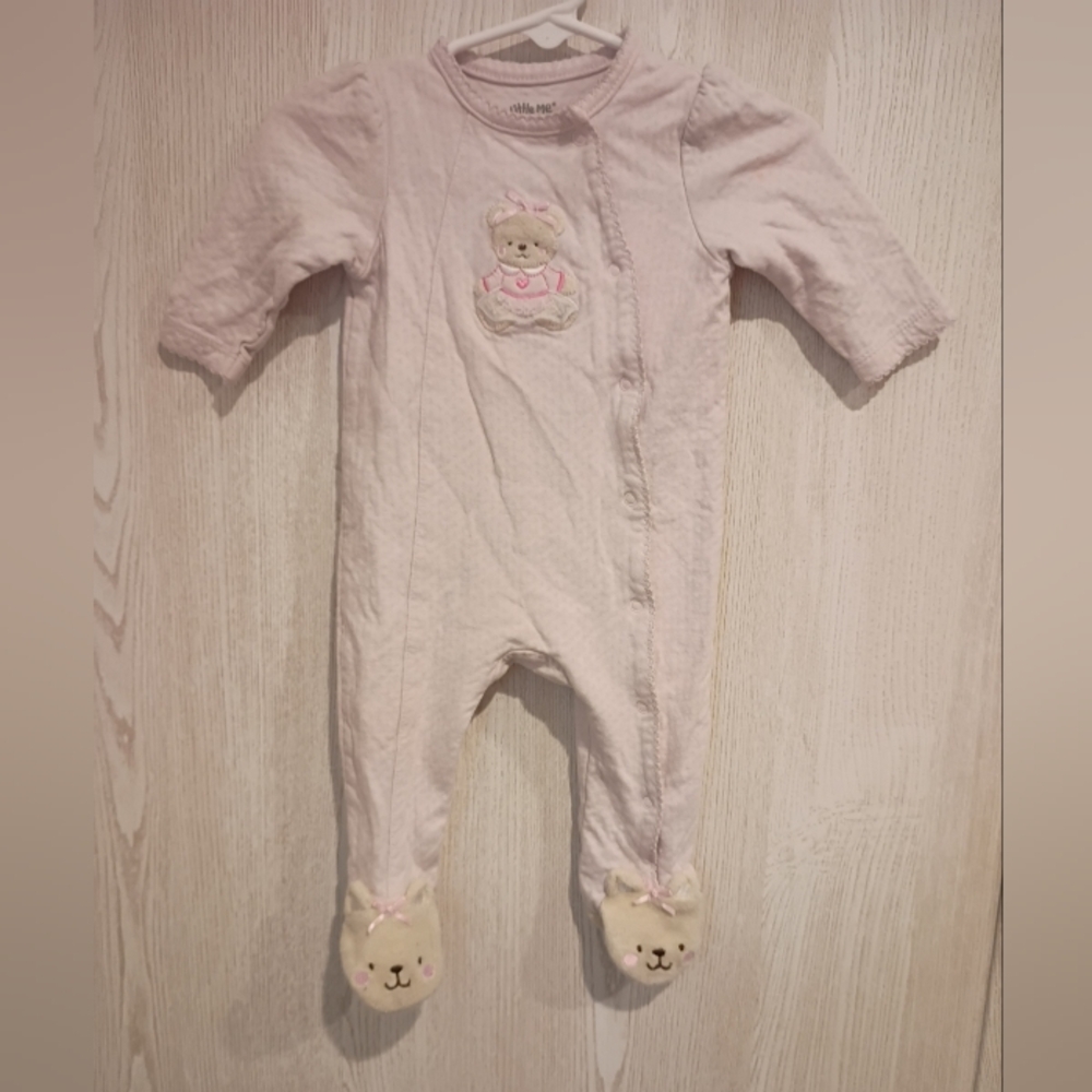 Adorable Pink Bear Onesie for Kids